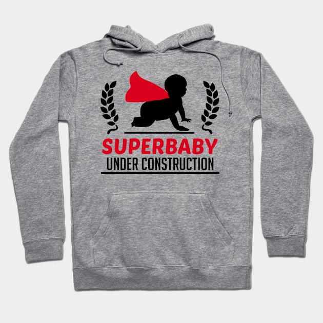 Superbaby under construction Hoodie by CheesyB